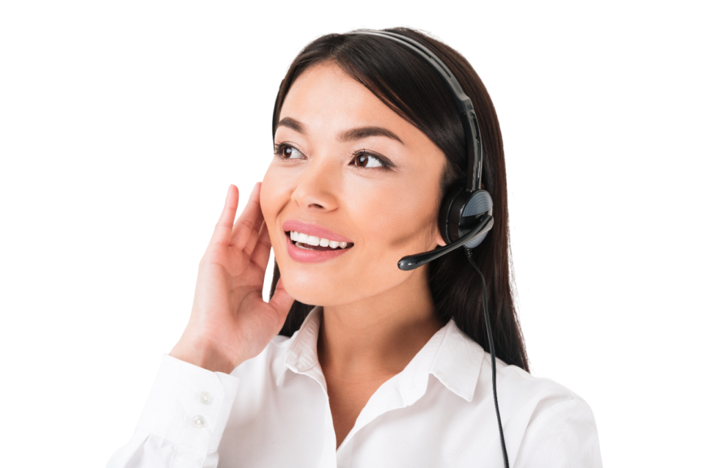 Customer support agent helping with auto insurance questions